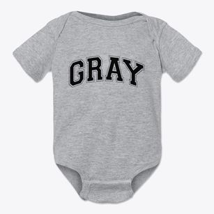 Gray Tennessee Varsity Baby Onesie