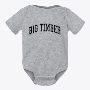 Big Timber Montana Varsity Baby Onesie