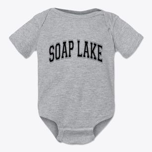 Soap Lake Washington Varsity Baby Onesie