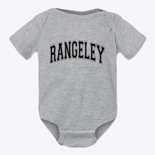 Rangeley Maine Varsity Baby Onesie