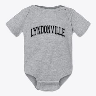 Lyndonville New York Varsity Baby Onesie