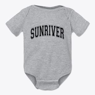Sunriver Oregon Varsity Baby Onesie