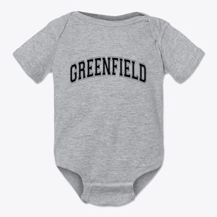 Greenfield Indiana Varsity Baby Onesie