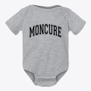 Moncure North Carolina Varsity Baby Onesie
