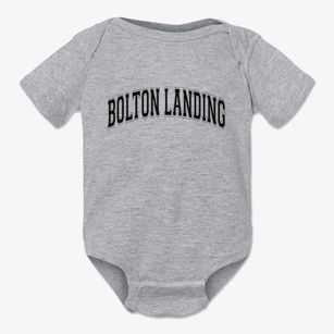 Bolton Landing New York Varsity Baby Onesie