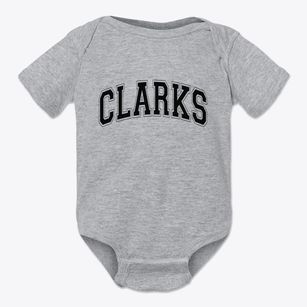 Clarks Nebraska Varsity Baby Onesie