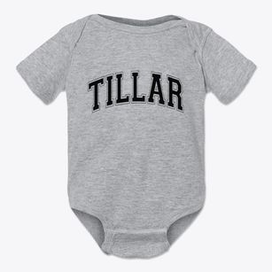 Tillar Arkansas Varsity Baby Onesie