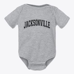 Jacksonville Missouri Varsity Baby Onesie