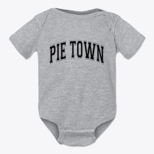 Pie Town New Mexico Varsity Baby Onesie