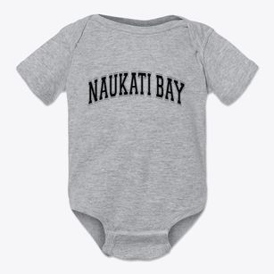 Naukati Bay Alaska Varsity Baby Onesie