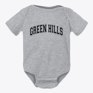 Green Hills Pennsylvania Varsity Baby Onesie