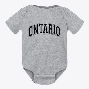 Ontario Oregon Varsity Baby Onesie