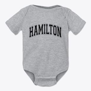 Hamilton Massachusetts Varsity Baby Onesie