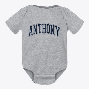 Anthony Texas Varsity Baby Onesie