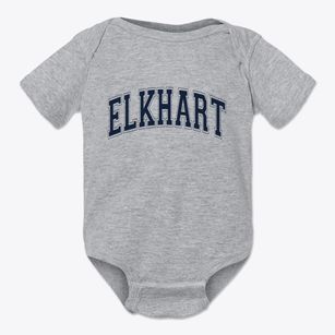 Elkhart Indiana Varsity Baby Onesie