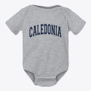 Caledonia New York Varsity Baby Onesie