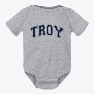 Troy North Carolina Varsity Baby Onesie