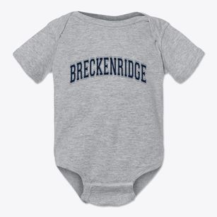 Breckenridge Minnesota Varsity Baby Onesie