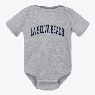 La Selva Beach California Varsity Baby Onesie