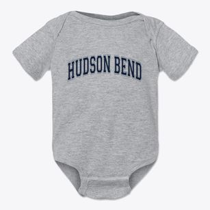 Hudson Bend Texas Varsity Baby Onesie