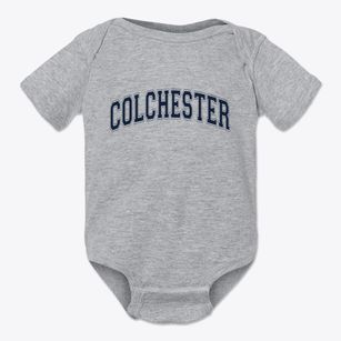 Colchester Illinois Varsity Baby Onesie