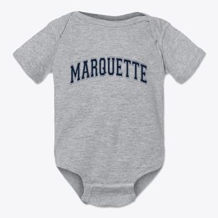 Marquette Michigan Varsity Baby Onesie