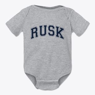 Rusk Wisconsin Varsity Baby Onesie