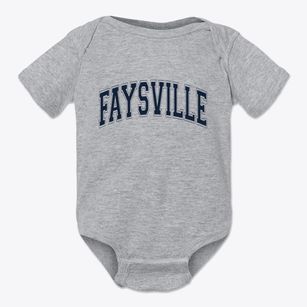 Faysville Texas Varsity Baby Onesie