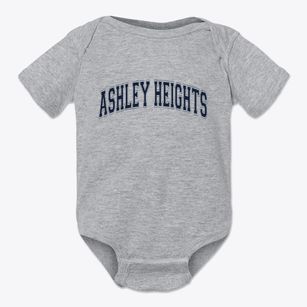 Ashley Heights North Carolina Varsity Baby Onesie