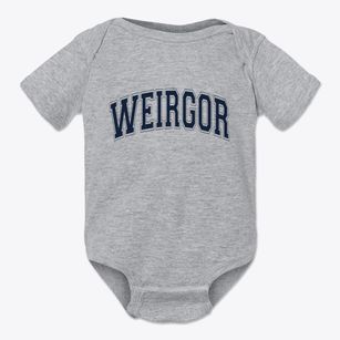 Weirgor Wisconsin Varsity Baby Onesie
