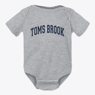 Toms Brook Virginia Varsity Baby Onesie