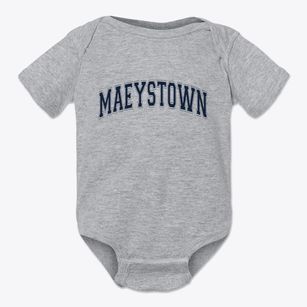 Maeystown Illinois Varsity Baby Onesie