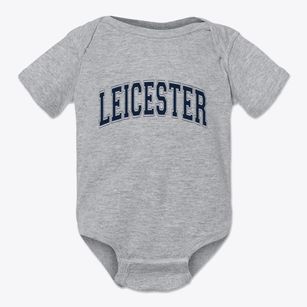 Leicester Massachusetts Varsity Baby Onesie