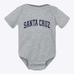 Santa Cruz California Varsity Baby Onesie