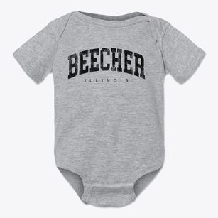 Beecher Illinois Urban Vibe Baby Onesie