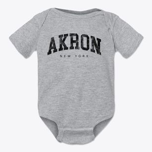 Akron New York Urban Vibe Baby Onesie