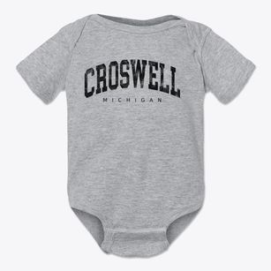Croswell Michigan Urban Vibe Baby Onesie