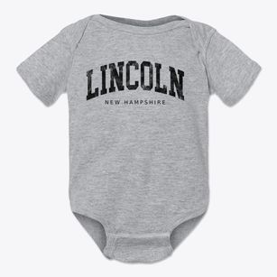Lincoln New Hampshire Urban Vibe Baby Onesie