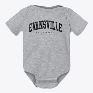 Evansville Illinois Urban Vibe Baby Onesie