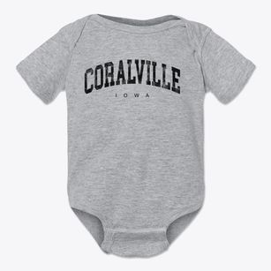 Coralville Iowa Urban Vibe Baby Onesie