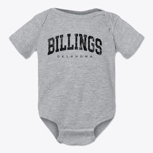 Billings Oklahoma Urban Vibe Baby Onesie