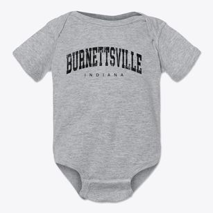 Burnettsville Indiana Urban Vibe Baby Onesie