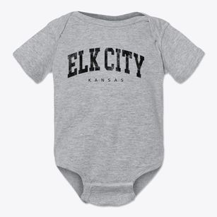 Elk City Kansas Urban Vibe Baby Onesie