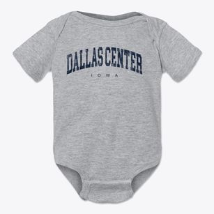 Dallas Center Iowa Urban Vibe Baby Onesie