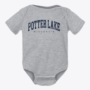 Potter Lake Wisconsin Urban Vibe Baby Onesie