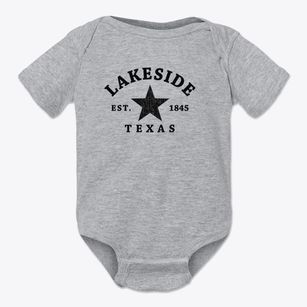 Lakeside Texas Star Baby Onesie