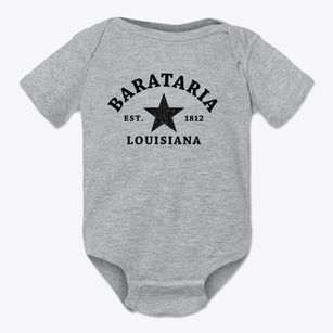 Barataria Louisiana Star Baby Onesie