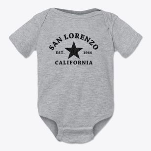 San Lorenzo California Star Baby Onesie