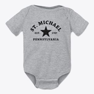 St. Michael Pennsylvania Star Baby Onesie
