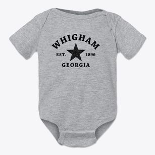 Whigham Georgia Star Baby Onesie